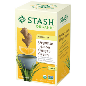 Organic Lemon Ginger Green Tea